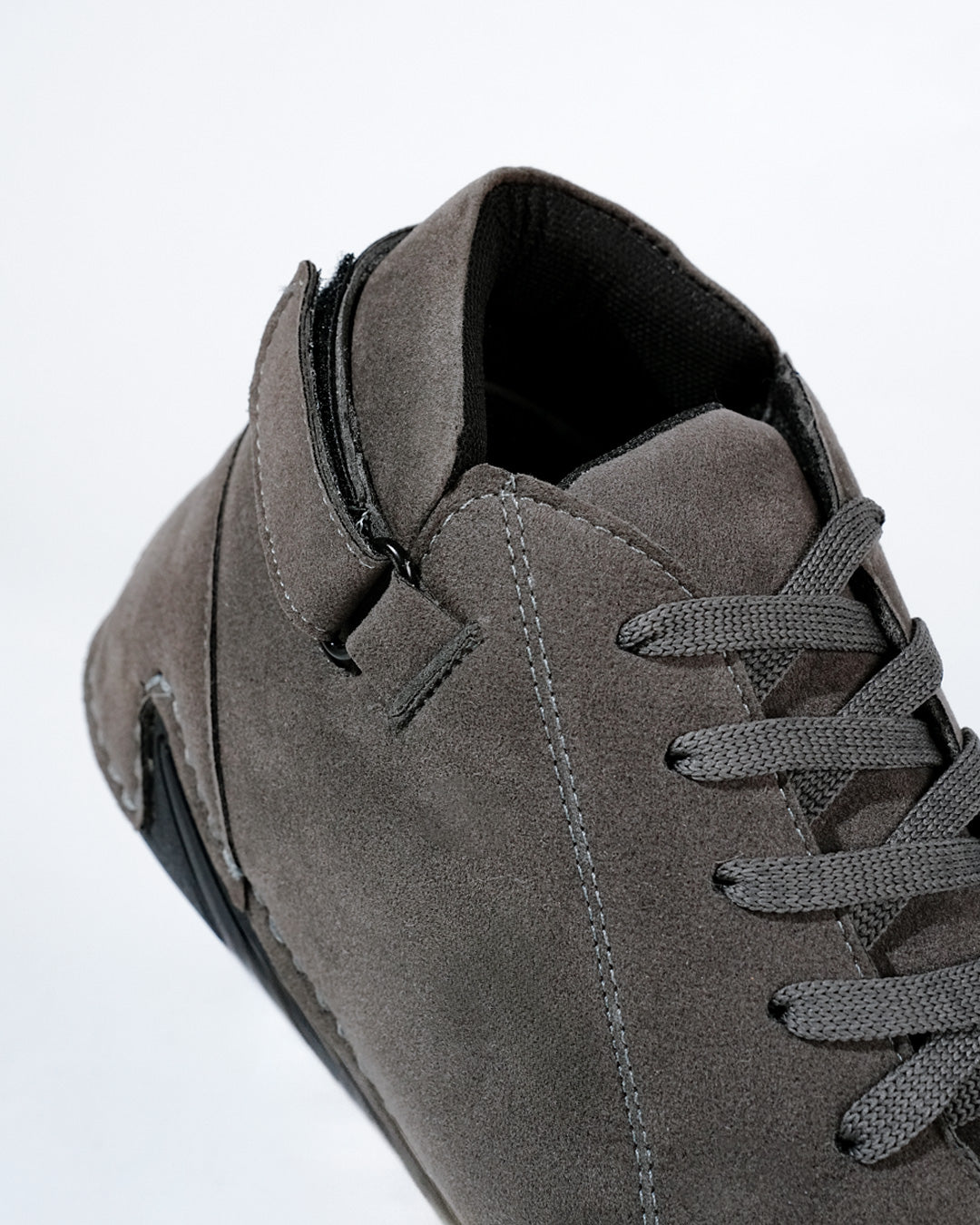 Suede Leather High Top - Sandstone Grey